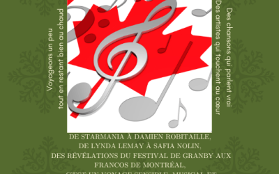 Petit voyage musical francophone canadien