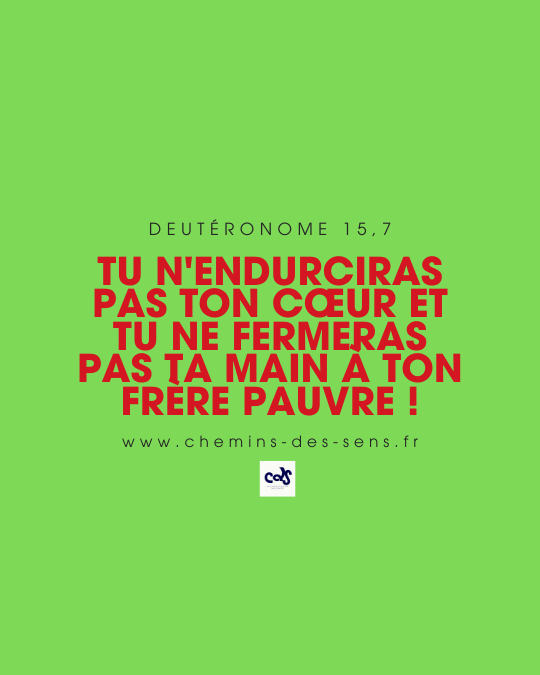 Deutéronome 15,7 CDS
