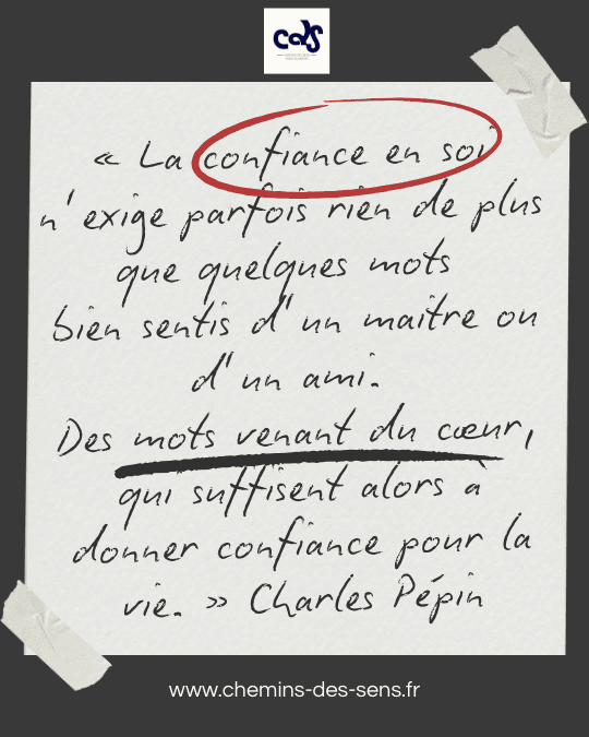 confiance en soi Charles Pepin