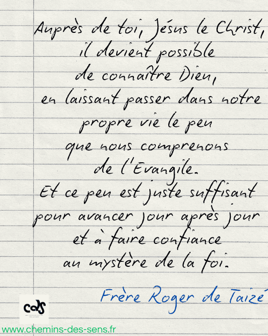CDS le peu que nous comprenons Frère Roger CDS le peu que nous comprenons Frère Roger